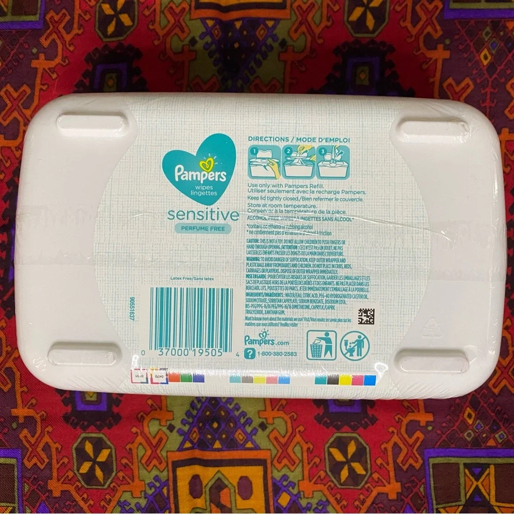 🔥 SALE 🔥 -Pampers baby wipes- 64 count Pop up Container new SEALED box READ